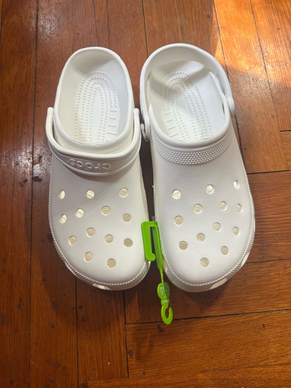 Crocs Classic Clog White Mens Size 12 Slip On Comfort Lightweight